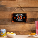 Cincinnati Bengals Wood Wall Sign, 6x11