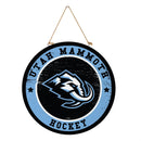 Utah Mammoth Round Door Décor with Hanging Rope, 18x18