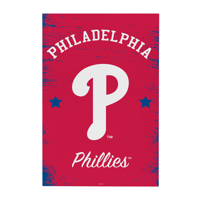 Philadelphia Phillies Wood Wall Sign, 16x24