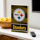 Pittsburgh Steelers Plock, Down Home Fans, 8x12