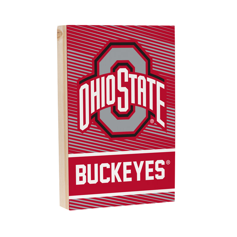 Ohio State University Plock, Down Home Fans, 8x12