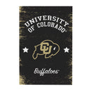 University of Colorado Wood Wall Sign, 16x24