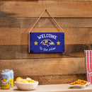 Baltimore Ravens Wood Wall Sign, 6x11