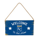 Kansas City Royals Wood Wall Sign, 6x11