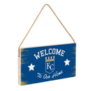 Kansas City Royals Wood Wall Sign, 6x11