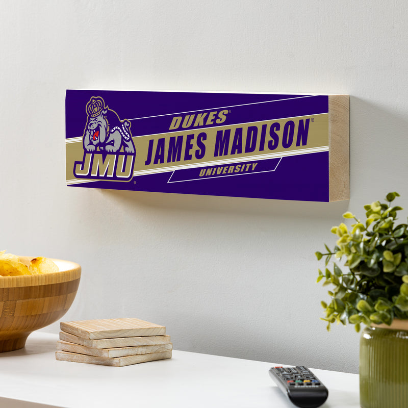 James Madison University Mantle Sign, Down Home Fans, 5x18