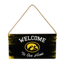 University of Iowa Wood Wall Sign, 6x11