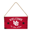 University of Utah Wood Wall Sign, 6x11