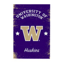 University of Washington Wood Wall Sign, 16x24