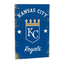 Kansas City Royals Wood Wall Sign, 16x24