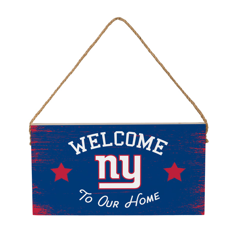New York Giants Wood Wall Sign, 6x11