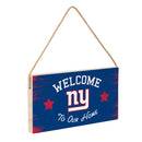 New York Giants Wood Wall Sign, 6x11