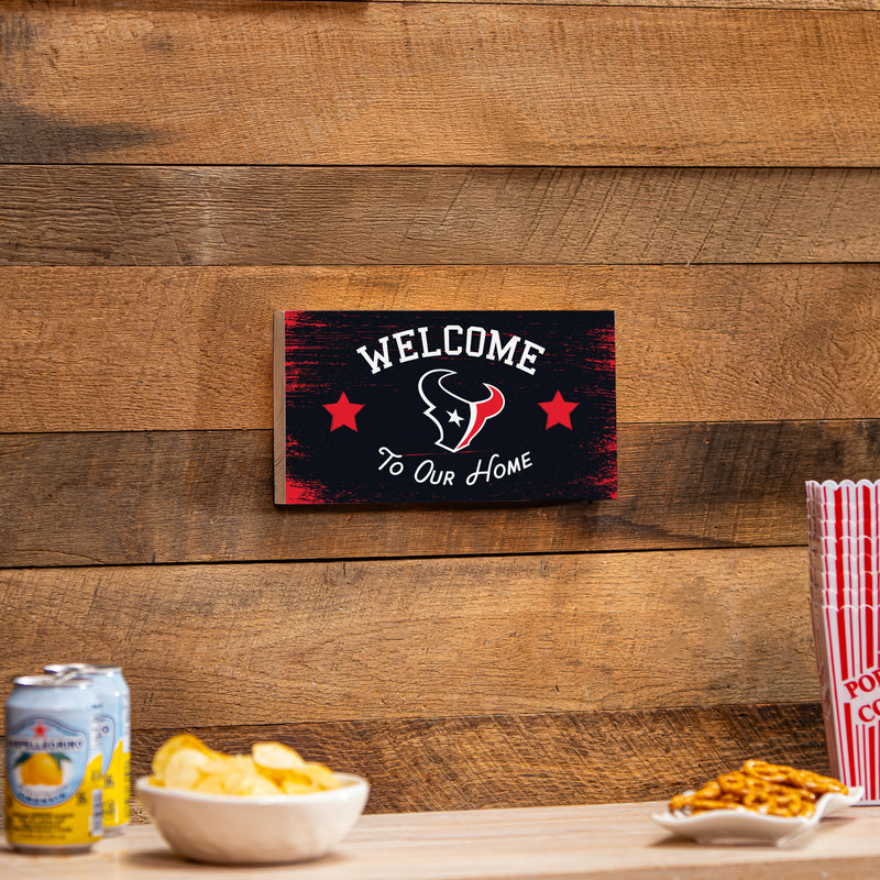 Houston Texans Wood Wall Sign, 6x11