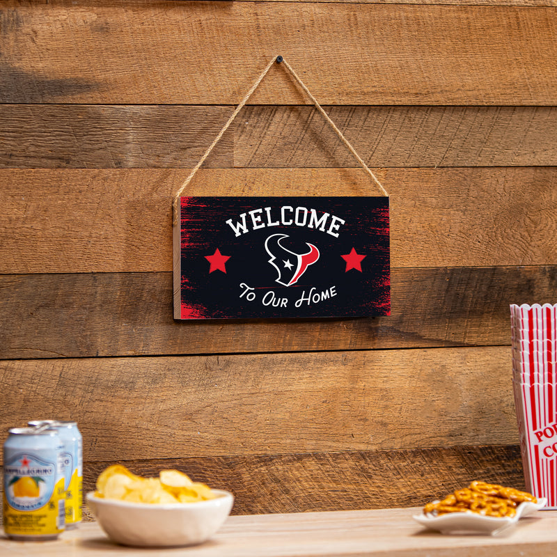 Houston Texans Wood Wall Sign, 6x11