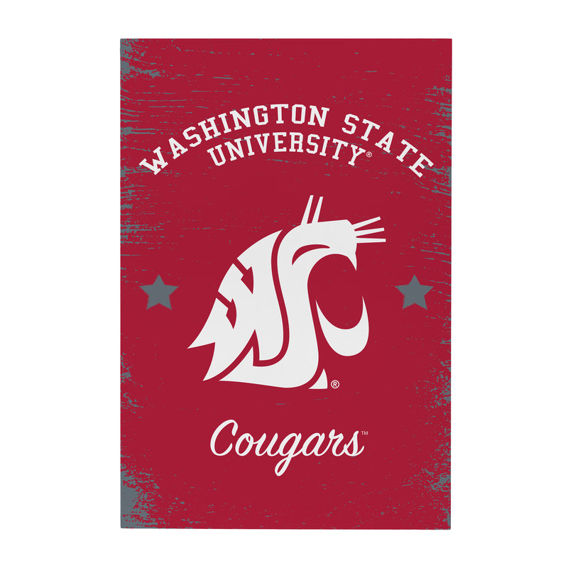 Washington State University Wood Wall Sign, 16x24