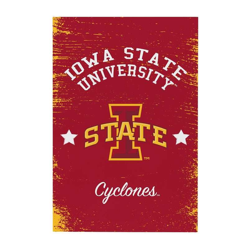 Iowa State University Wood Wall Sign, 16x24
