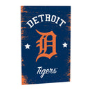 Detroit Tigers Wood Wall Sign, 16x24