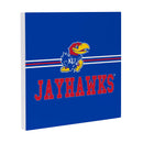 University of Kansas Wood Wall Sign, 12x12