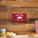 University of Arkansas Wood Wall Sign, 6x11