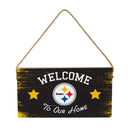 Pittsburgh Steelers Wood Wall Sign, 6x11