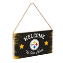 Pittsburgh Steelers Wood Wall Sign, 6x11
