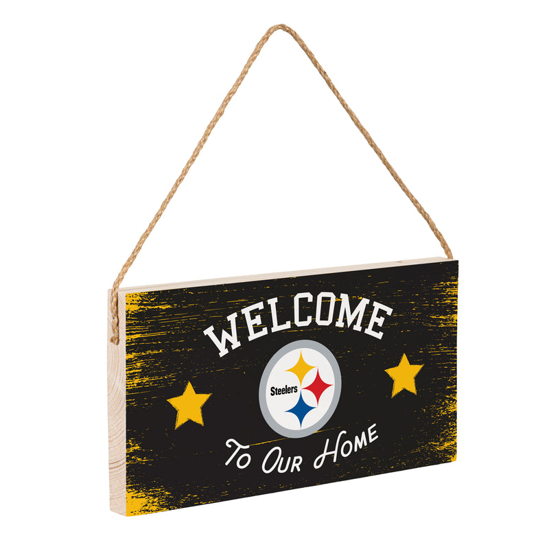Pittsburgh Steelers Wood Wall Sign, 6x11