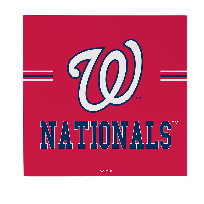 Washington Nationals Wood Wall Sign, 12x12