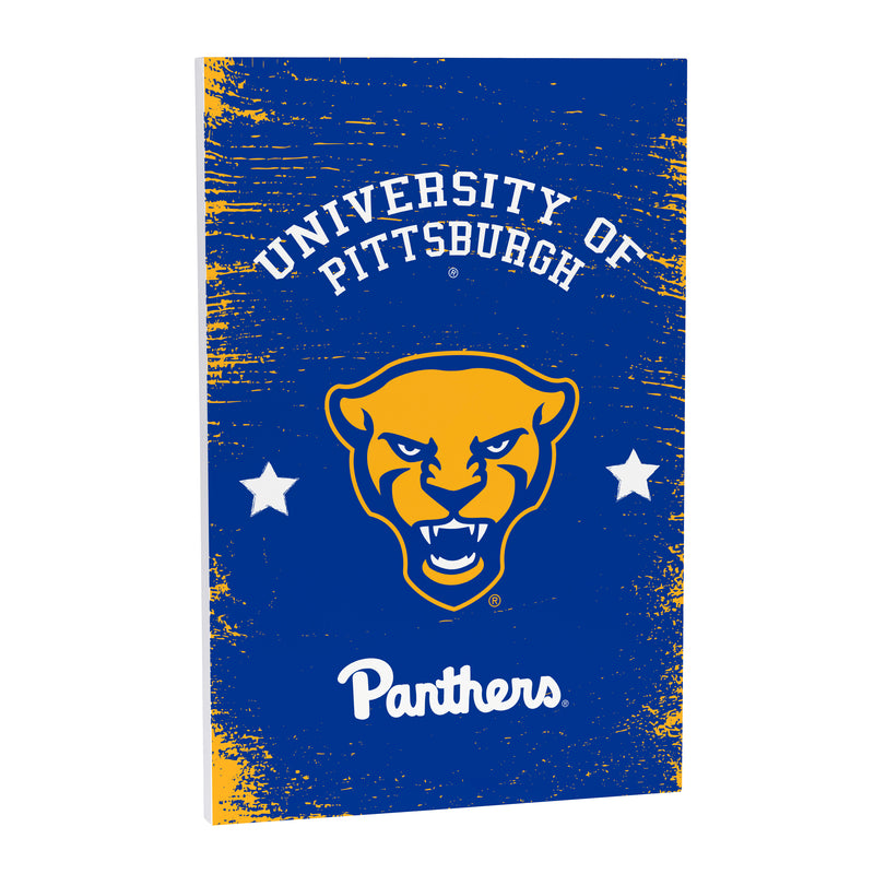 University of Pittsburgh Wood Wall Sign, 16x24