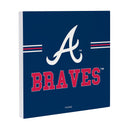 Atlanta Braves Wood Wall Sign, 12x12