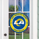 Los Angeles Rams Round Door Decor with Hanging Rope, 18x18