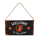 Baltimore Orioles Wood Wall Sign, 6x11