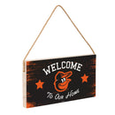 Baltimore Orioles Wood Wall Sign, 6x11