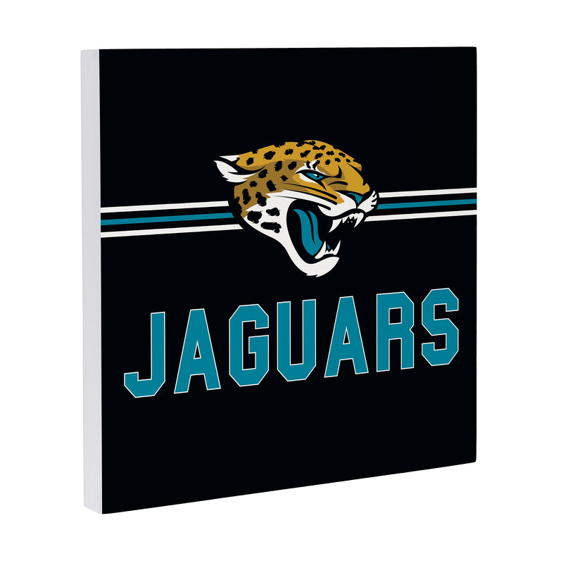 Jacksonville Jaguars Wood Wall Sign, 12x12