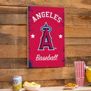 Los Angeles Angels Wood Wall Sign, 16x24