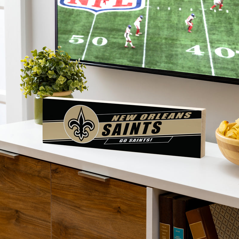 New Orleans Saints Mantle Sign, Down Home Fans, 5x18