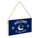 Vancouver Canucks Wood Wall Sign, 6x11