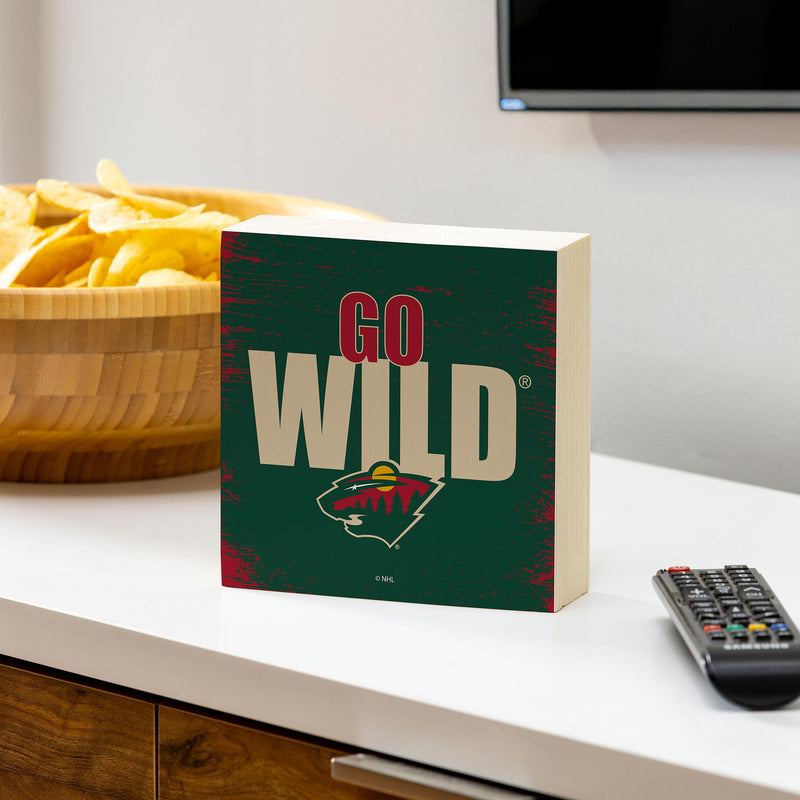Minnesota Wild Plock, Down Home Fans, 6x6