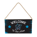 Miami Marlins Wood Wall Sign, 6x11