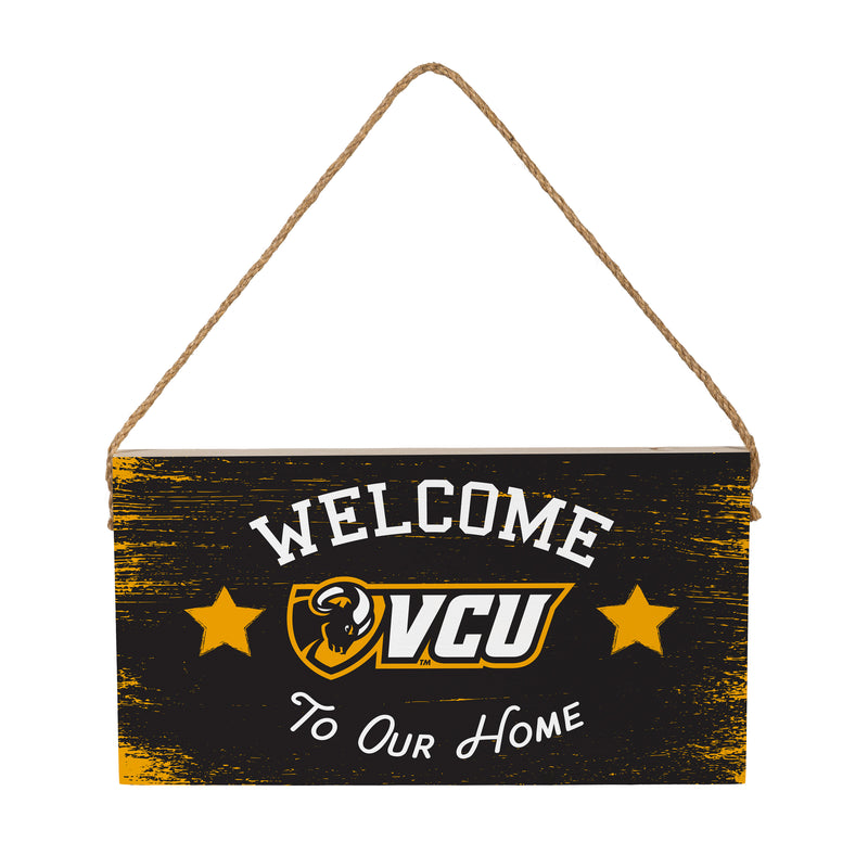 Virginia Commonwealth University Wood Wall Sign, 6x11