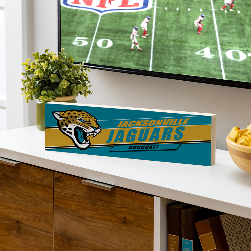 Jacksonville Jaguars Mantle Sign, Down Home Fans, 5x18