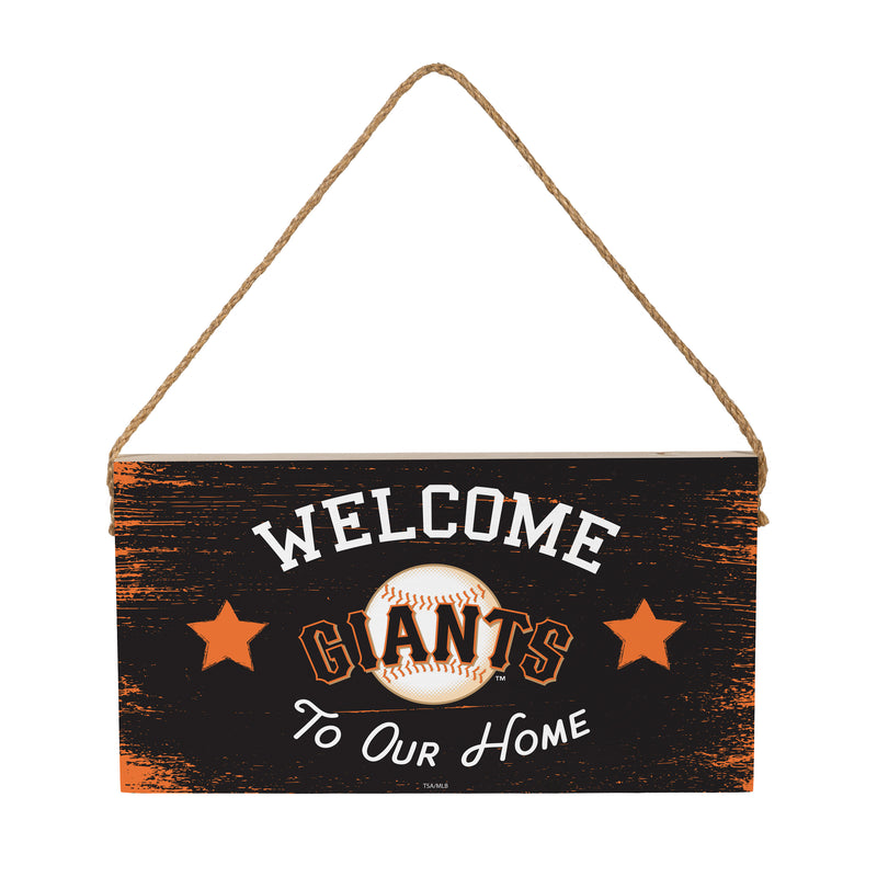 San Francisco Giants Wood Wall Sign, 6x11