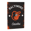 Baltimore Orioles Wood Wall Sign, 16x24