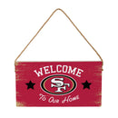 San Francisco 49ers Wood Wall Sign, 6x11