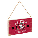 San Francisco 49ers Wood Wall Sign, 6x11