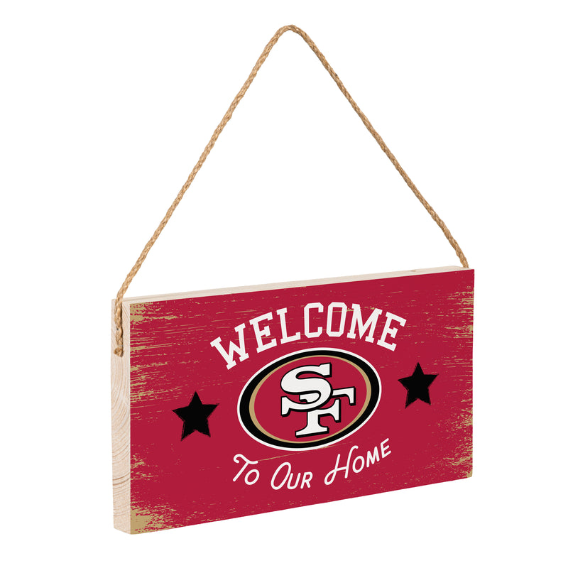 San Francisco 49ers Wood Wall Sign, 6x11