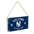 New York Yankees Wood Wall Sign, 6x11