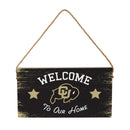 University of Colorado Wood Wall Sign, 6x11