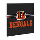 Cincinnati Bengals Wood Wall Sign, 12x12