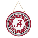 University of Alabama Round Door Décor with Hanging Rope, 18x18