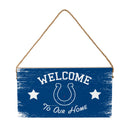Indianapolis Colts Wood Wall Sign, 6x11